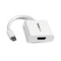 StarTech.com Mini DisplayPort® to HDMI® Video Adapter Converter 1920x1200 - White Mini DP to HDMI Adapter M/F (MDP2HDW) Video
